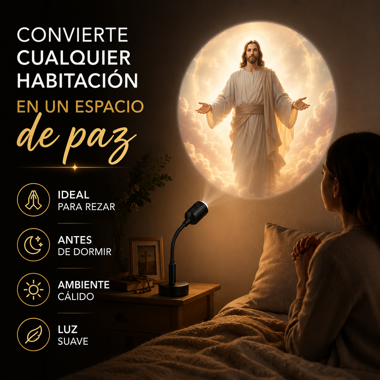 Proyector de Luz de Imágenes Cristianas